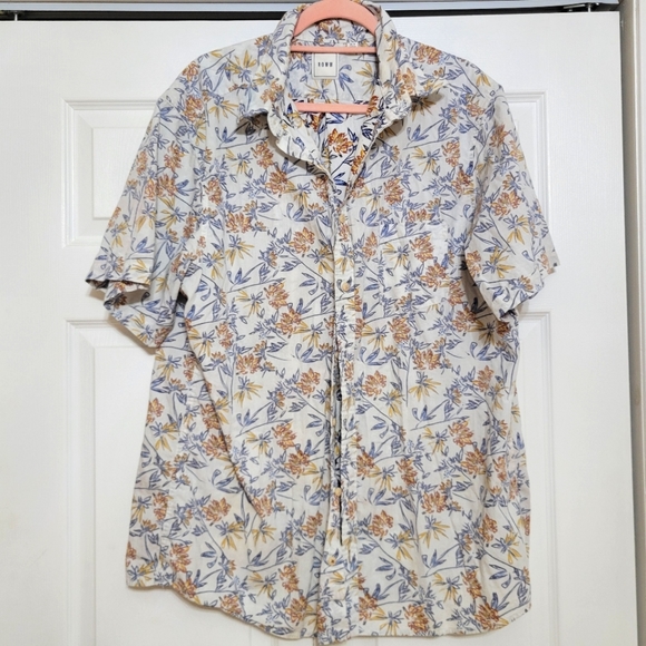 ROWM Other - 🚩4/$20 ROWM Mens Floral Button Down Collared Shirt Size XLT